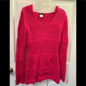 Venus Crocheted Hooded Sweater